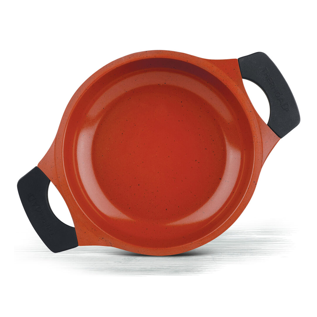 Alternative view of ThermoAD Red Diamond | Flora 2'li Tava+Sahan Seti - 26cm+20cm