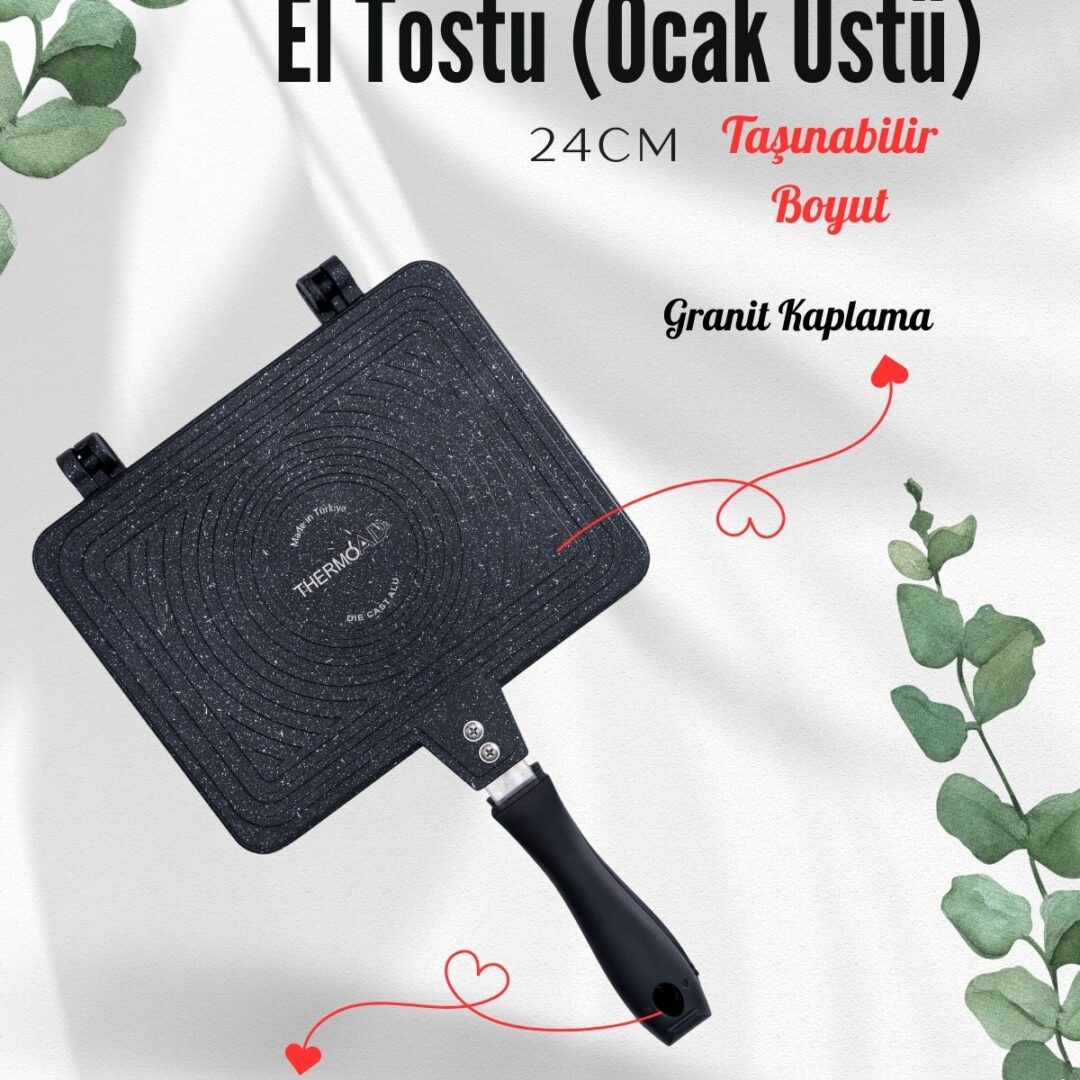 Alternative view of ThermoAD | El Tostu | Ocak Üstü Tost Makinesi | 24cm